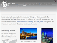 Tablet Screenshot of iccmo.org